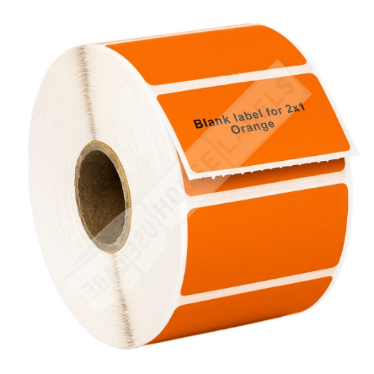 Picture of Zebra - 2x1 ORANGE (60 Rolls – Shipping Included)